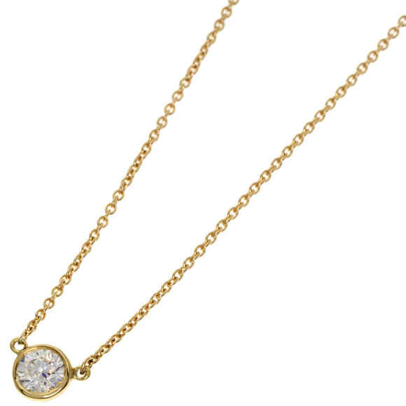 TIFFANY & CO. 18k Yellow Gold Diamond Necklace - Picture 1 of 5